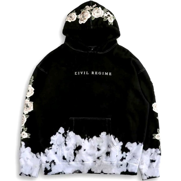 Darc Sport Other - Civil Regime Limited Edition Joker Vault Collection White Rose Embroider Hoodie